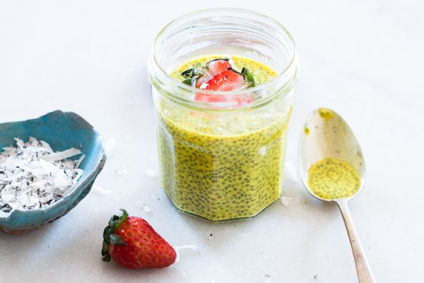 Golden Turmeric Milk Chia Seed Pudding