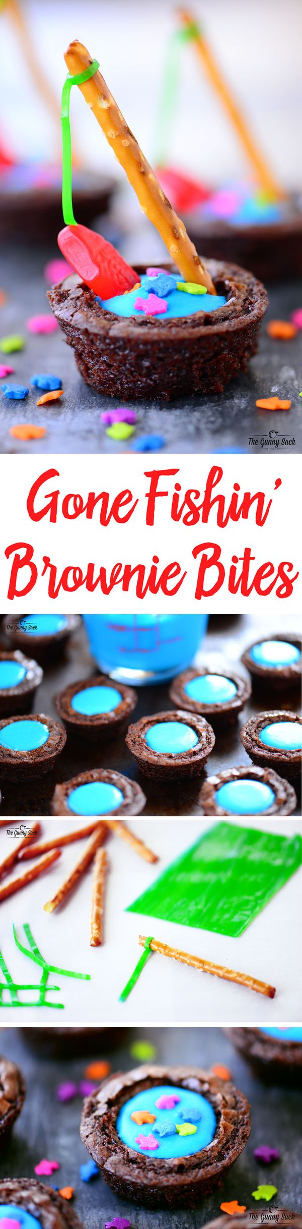 Gone Fishin' Brownie Bites