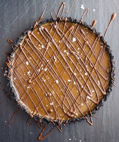 Gooey Chocolate Caramel Tart