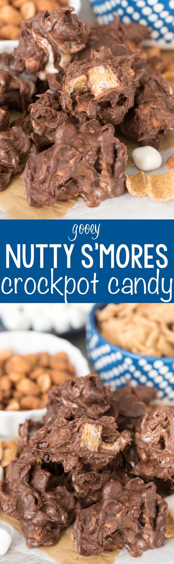 Gooey Nutty S'mores Crockpot Candy