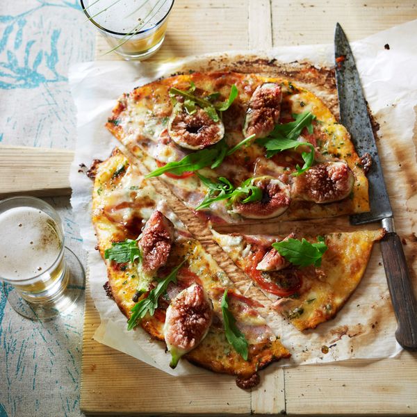 Gorgonzola, Fig and Pancetta Pizza