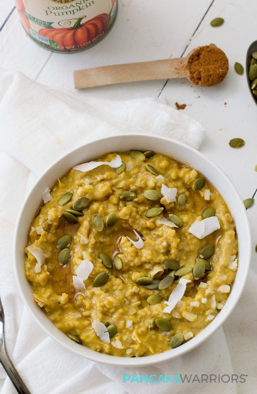 Grain Free Pumpkin Cauliflower Oatmeal