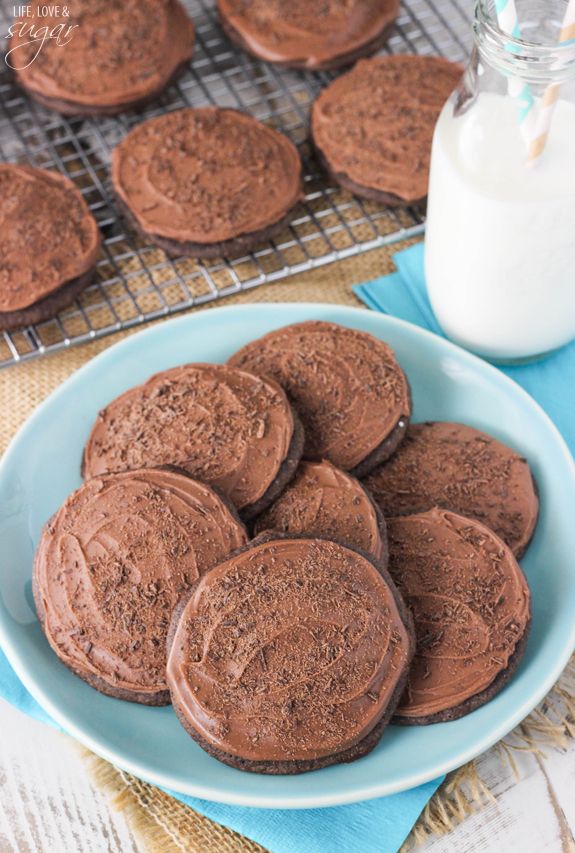 Grandfather’s Favorite Iced Chocolate Cookies