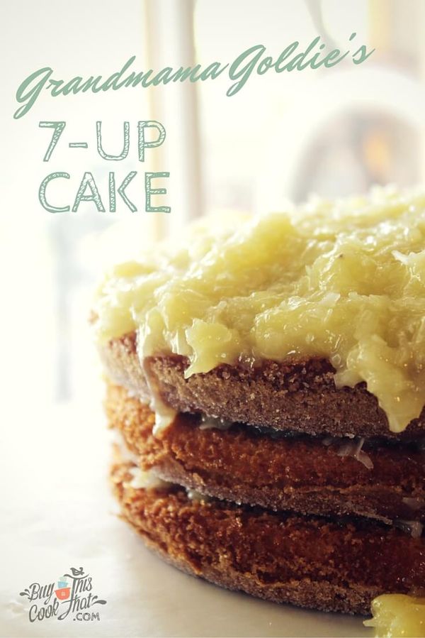 Grandmama Goldie's 7-Up Cake
