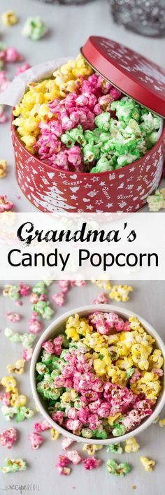 Grandma's Candy Popcorn and a Giveaway