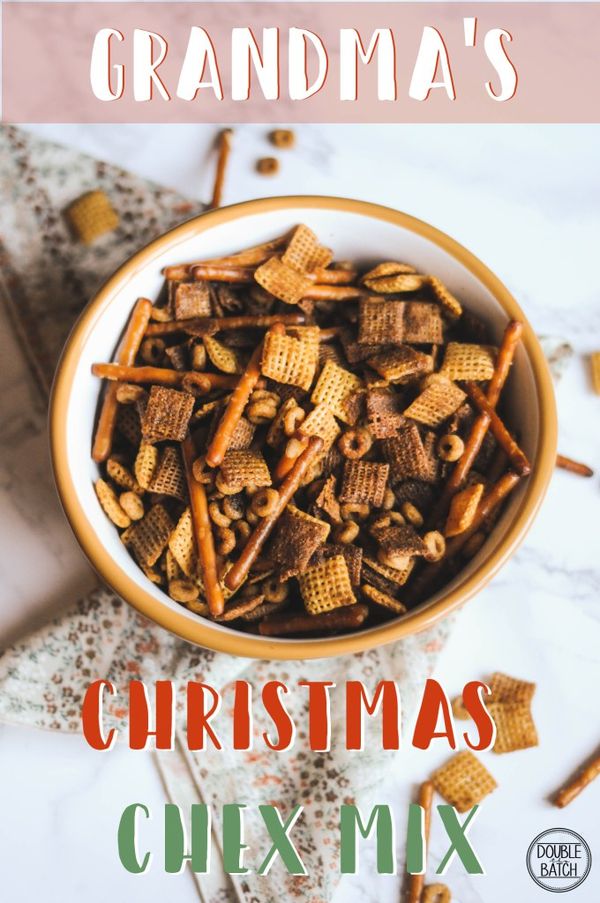 Grandma's Christmas Chex Mix