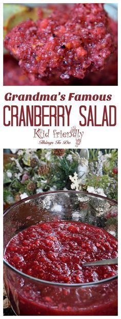 Grandma's Famous Cranberry Salad