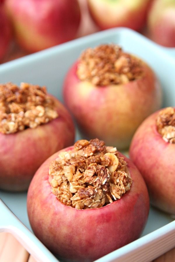 Granola Baked Apples