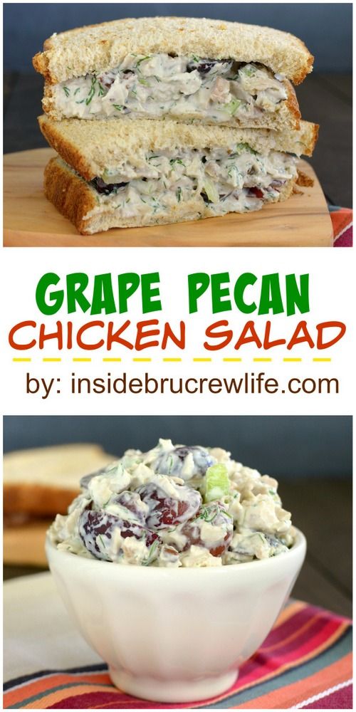 Grape Pecan Chicken Salad