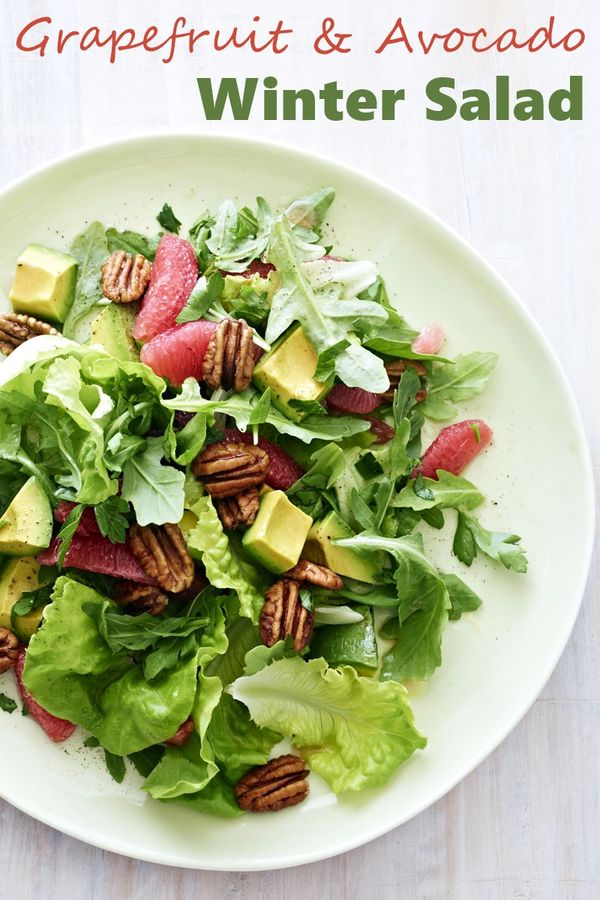 Grapefruit and Avocado Winter Salad