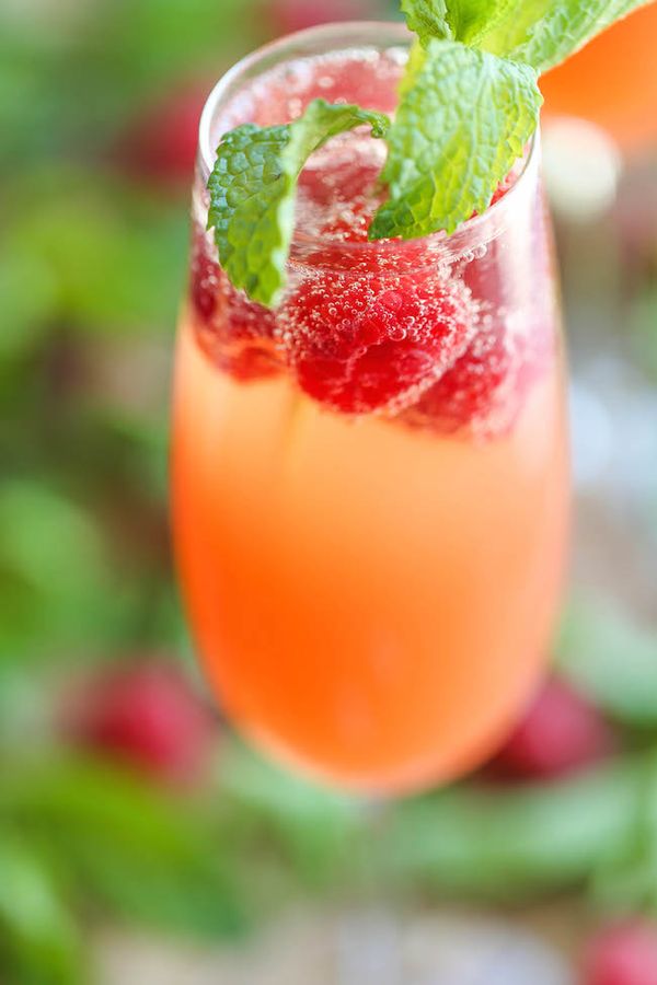 Grapefruit Mimosas