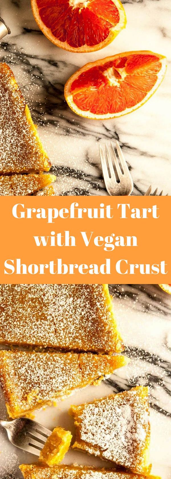 Grapefruit Tart with Shortbread Crust