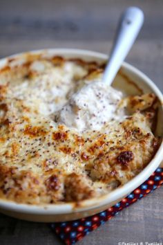 Gratin de chou fleur au Mascarpone et moutarde