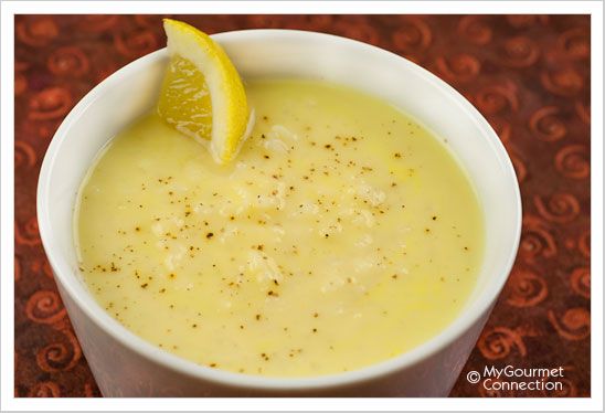 Greek Egg-Lemon Soup (Avgolemono Soupa