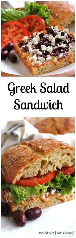 Greek Salad Sandwich