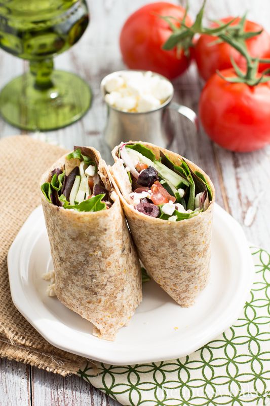 Greek Salad Wrap