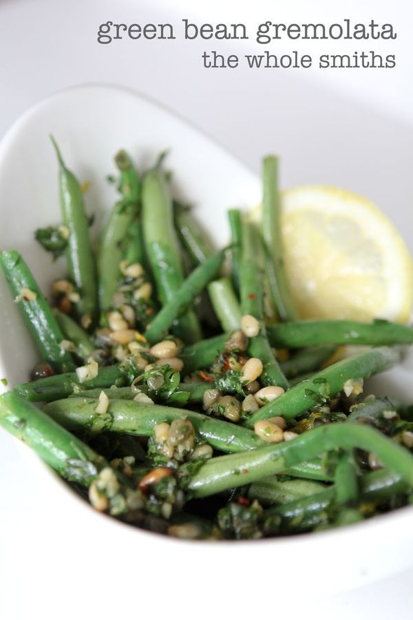 Green Beans + Gremolata