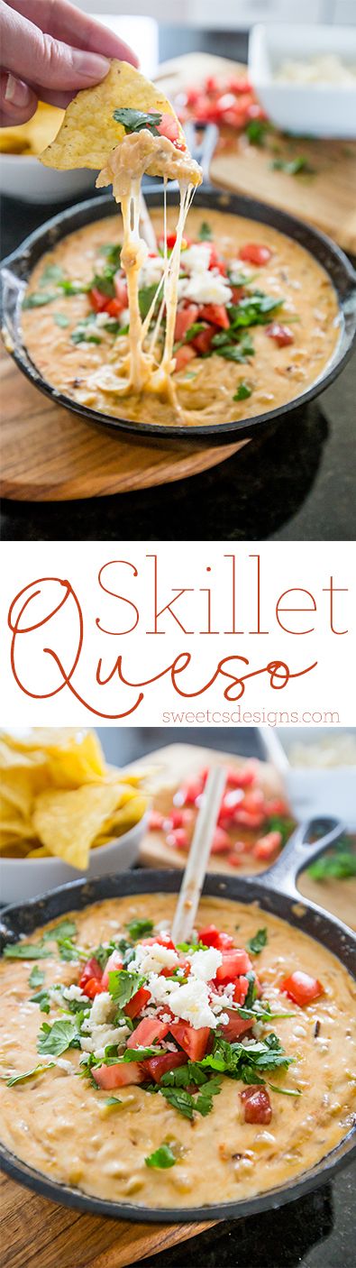 Green Chile Skillet Queso