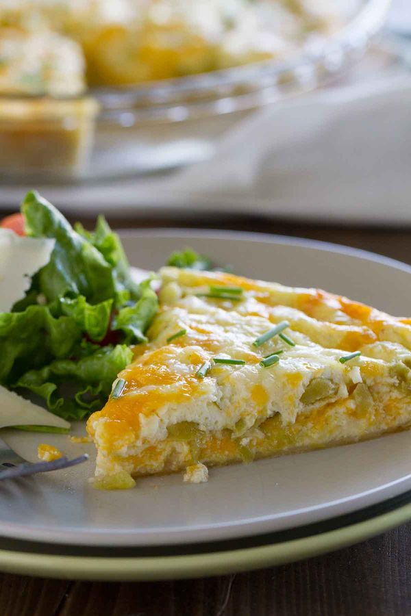 Green Chile Tortilla Pie