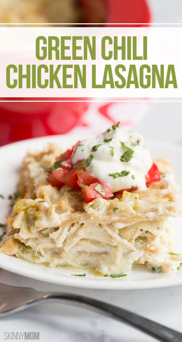 Green Chili Chicken Lasagna