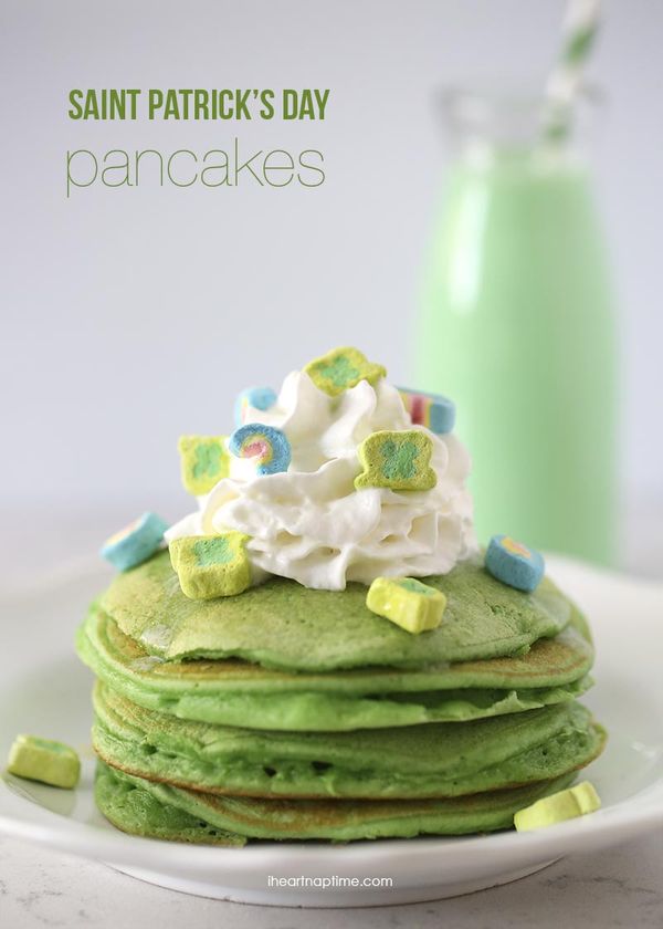 Green pancakes