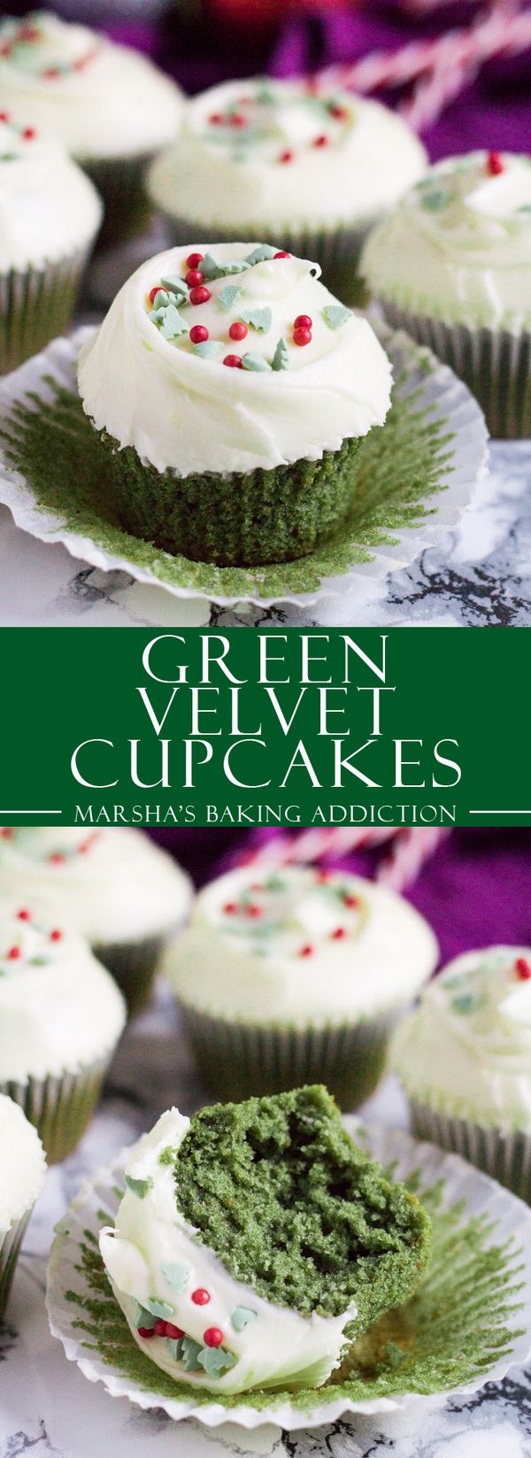 Green Velvet Cupcakes