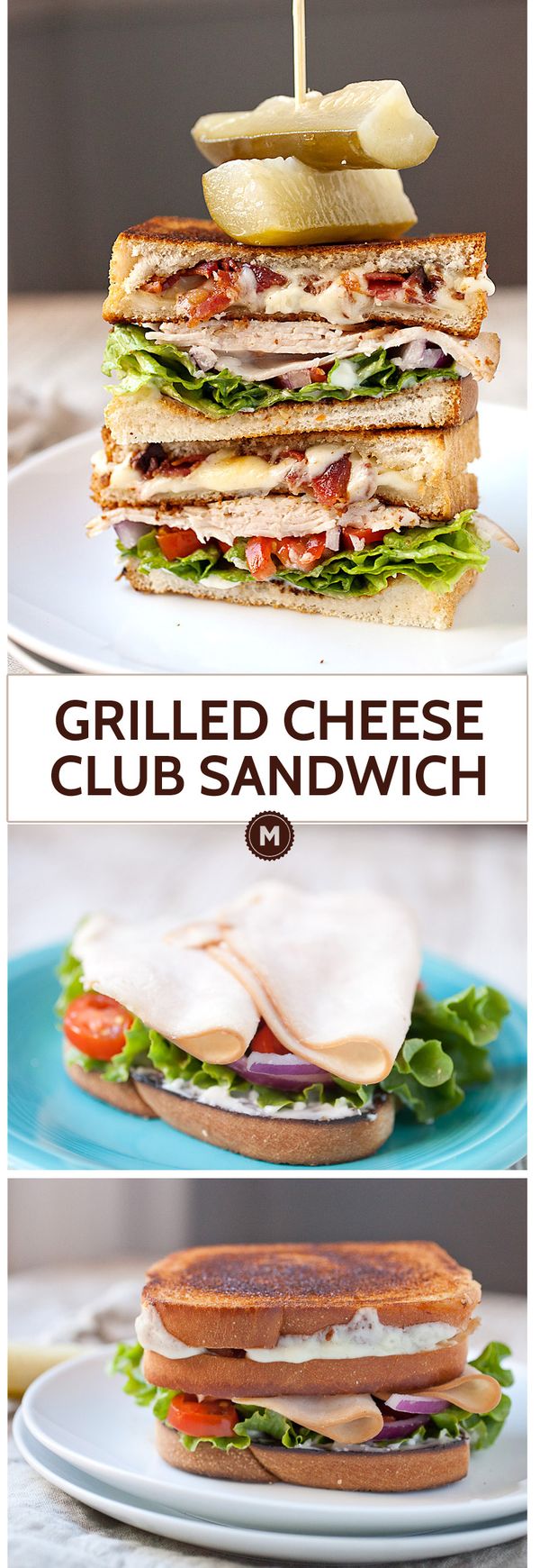 Grilled Cheese Club Sandwich