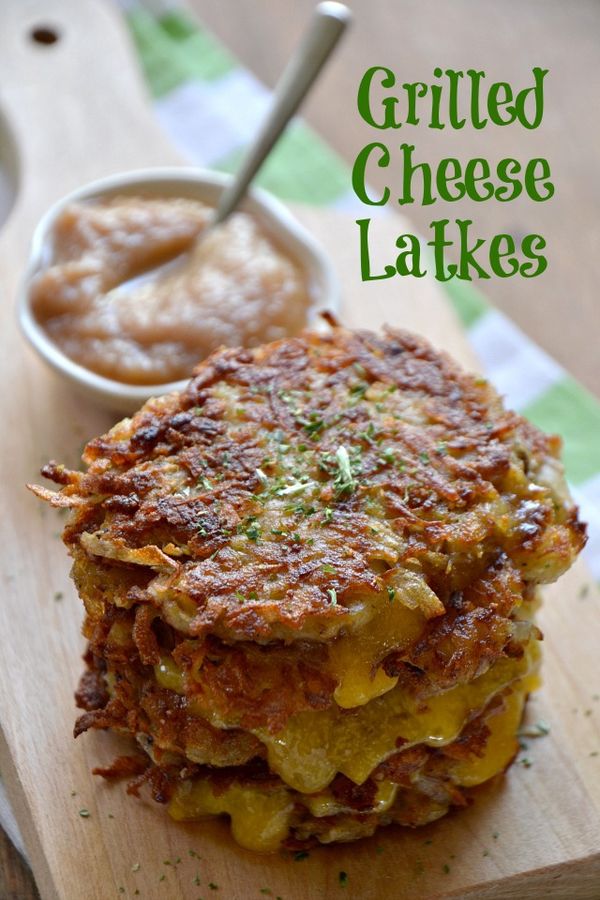 Grilled Cheese Latkes