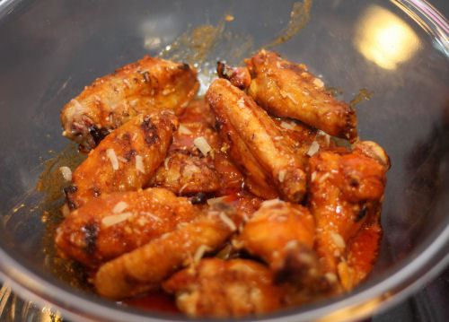 Grilled Garlic and Parmesan Hot Wings