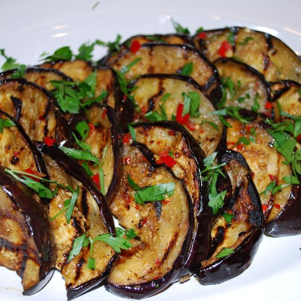 Grilled Marinated Eggplant