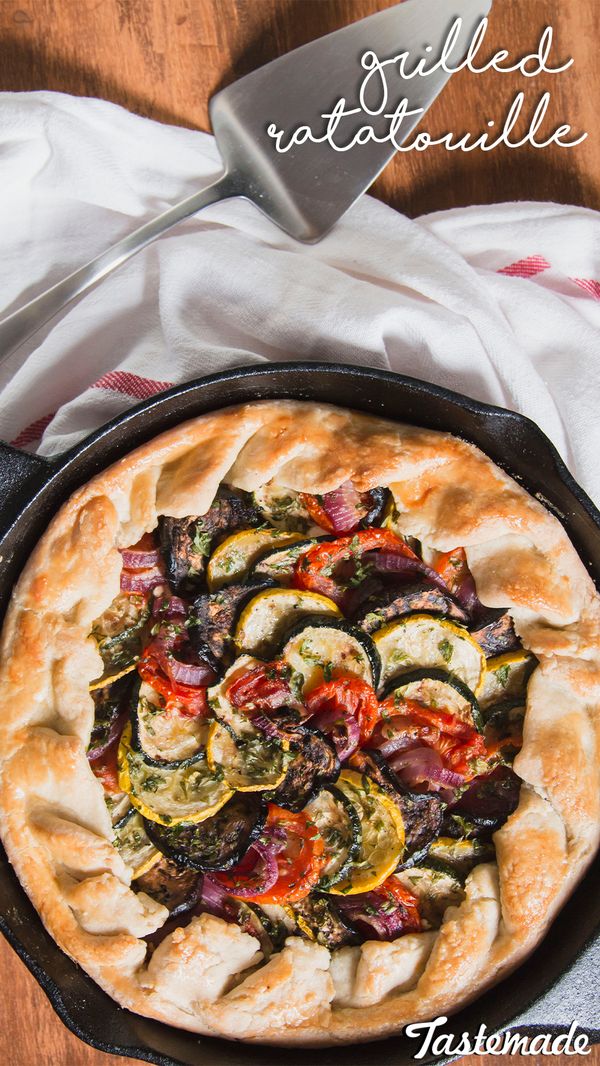 Grilled Ratatouille Galette