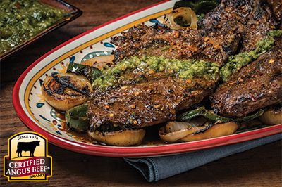 Grilled Steak with Classic Chimichurri Sauce