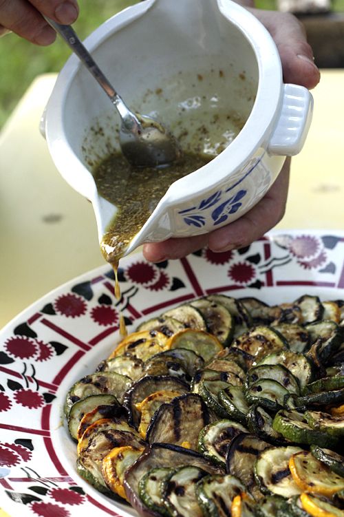 Grilled Vegetables with Za’atar Vinaigrette