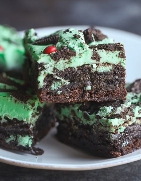 Grinch Brownies