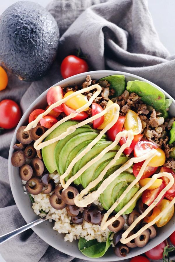 Ground Beef Taco Bowls (Paleo + GF