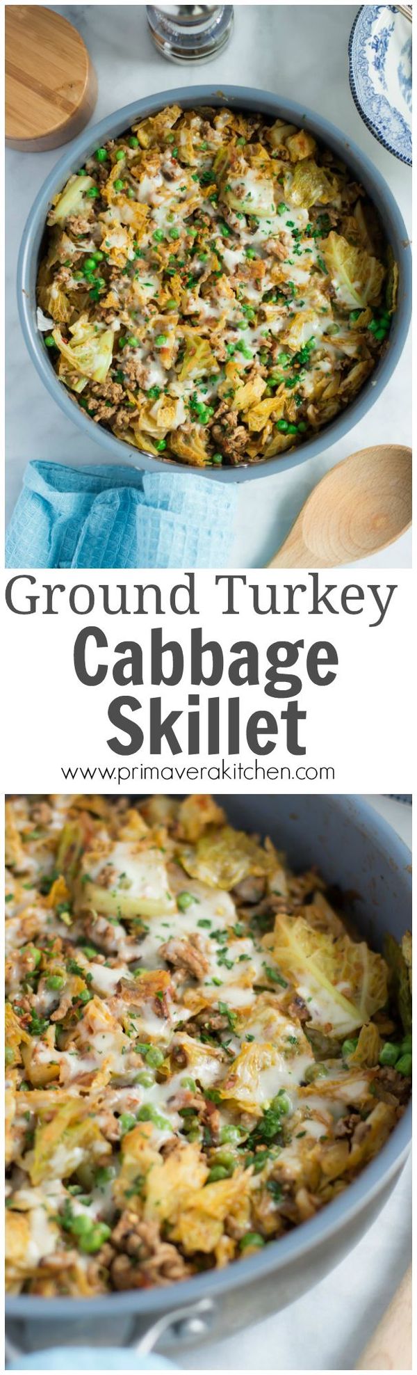 Ground Turkey Cabbage Skillet