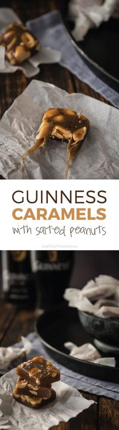 Guinness Caramels With Salted Peanuts