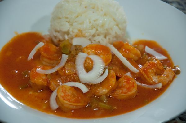 Haitian Shrimp (Kribich nan sòs