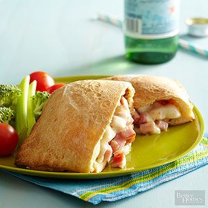 Ham and Cheese Calzones