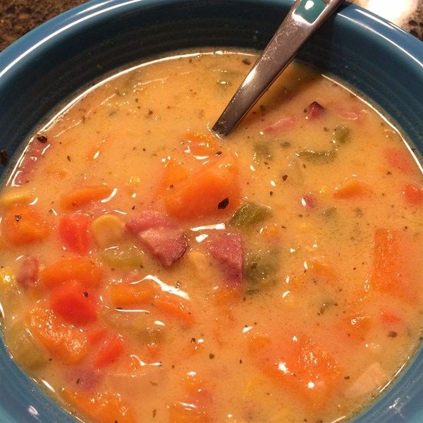 Ham and Sweet Potato Soup