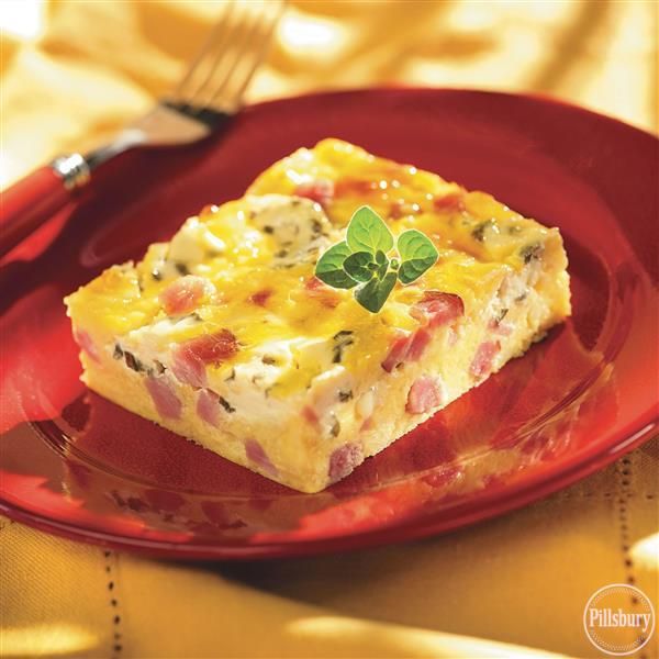 Ham and Swiss Brunch Bake