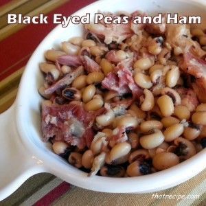 Ham Hocks and Black Eyed Peas – in Pressure Cooker