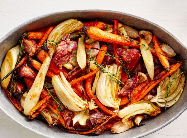 Ham-Roasted Vegetables