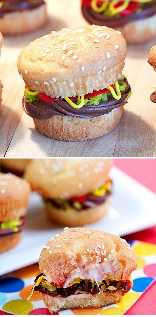 Hamburger Cupcakes