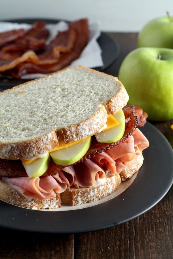 Harvest Apple, Bacon and Cheddar Ham Sandwiches