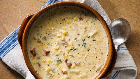 Harvest Corn Chowder with Chorizo