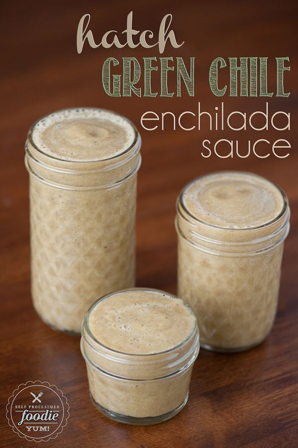 Hatch Green Chile Enchilada Sauce