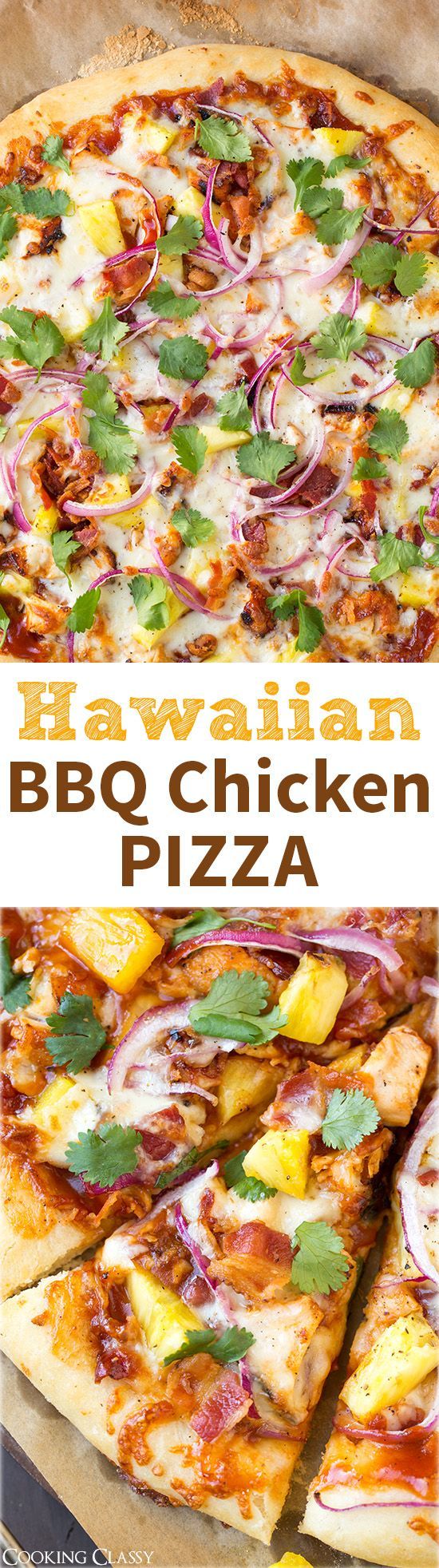 Hawaiian BBQ Chicken Pizza