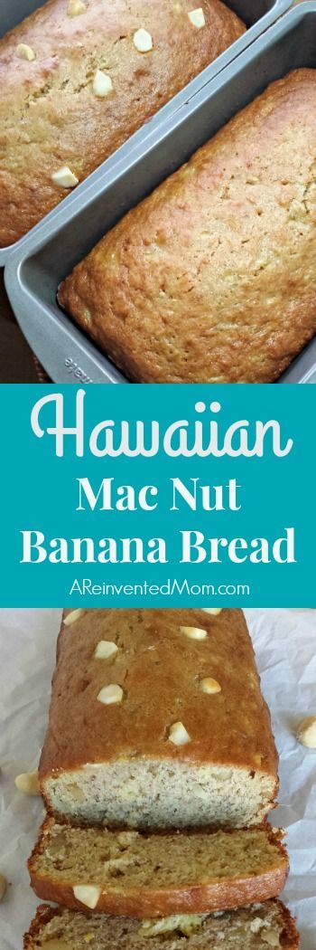 Hawaiian Mac Nut Banana Bread