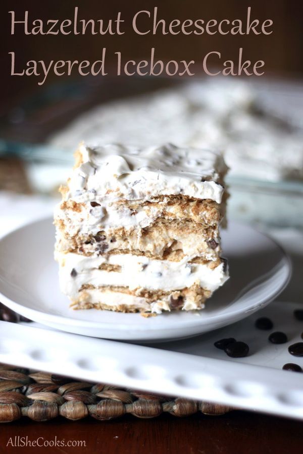 Hazelnut Cheesecake Layered Icebox Cake with Coffe-mate #CMSalutingHeroes